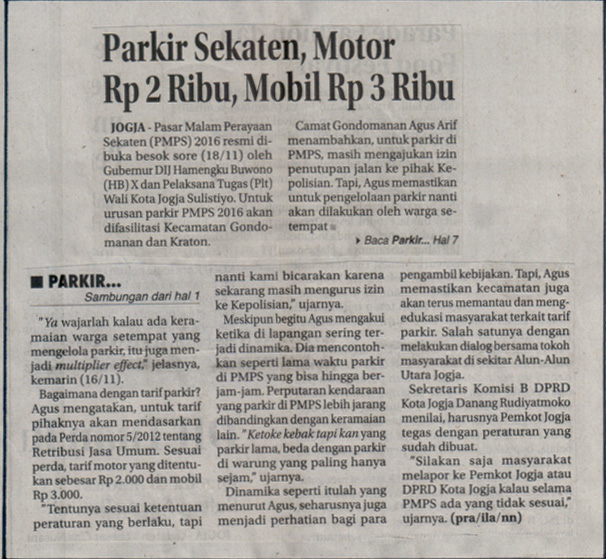 Kliping jogja terbaru
